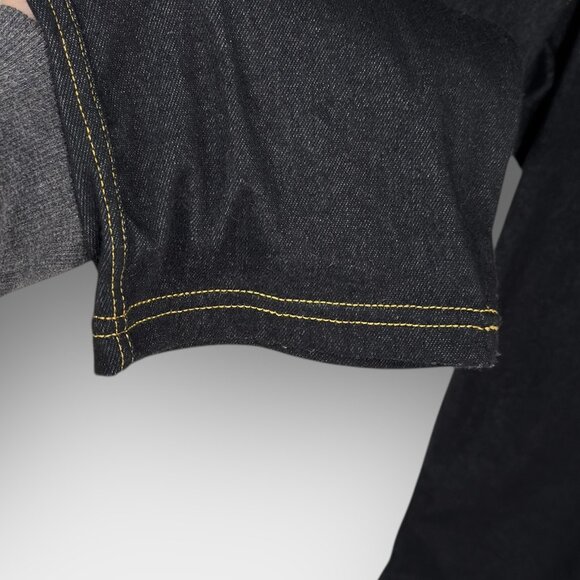 mySTYLE 2X Dark Wash Pull-On Jegging Capris Contrast Stitch Plus Thin - Picture 6 of 9